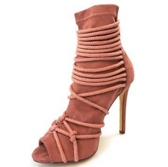 LAST PAIR 📌 Open Toe Rope Stilleto Heel Sandals - Picture 4 of 7